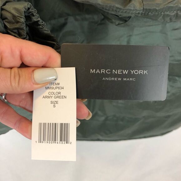 Brand New with tags Andrew Marc Mens Puffer Jacket‎ Green Small - Picture 7 of 7